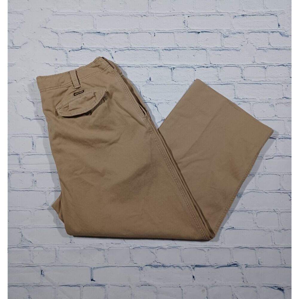 Abercrombie & Fitch Pants Mens 36x28 Brown‎ Loose Fit Chino Vintage 90s Y2k